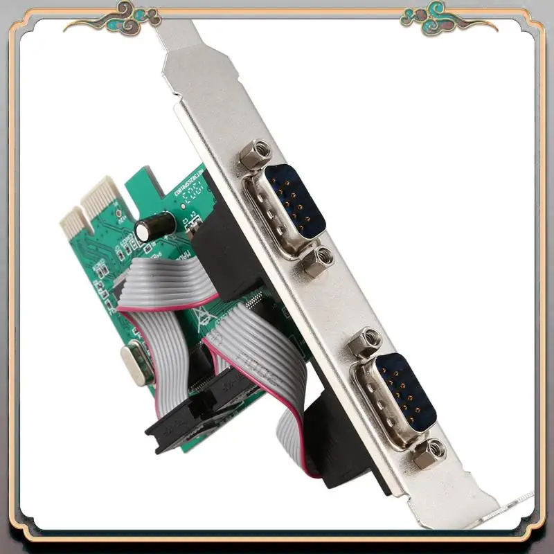 Прочный 2X PCI-E PCI Express Dual Serial DB9 RS232 2-портовый адаптер контроллера, зеленый
Прочный 2X PCI-E PCI Express Dual Serial DB9 RS232 2-портовый адаптер контроллера, зеленый