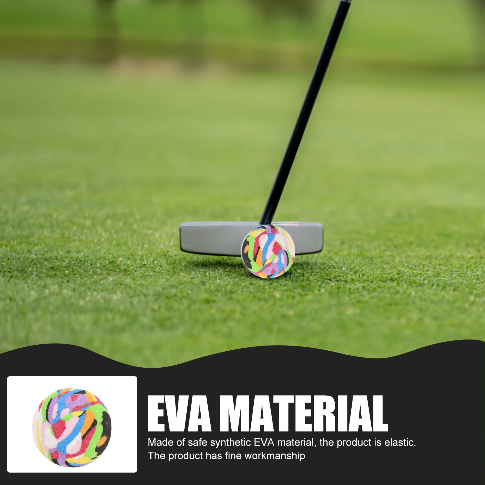 10pcs EVA Golf Swing Practice Balls Daily Use Colored Reusable Kids Training Wear Resistant Home School Stadium Outdoor
10pcs EVA Golf Swing Practice Balls Daily Use Colored Reusable Kids Training Wear Resistant Home School Stadium Outdoor