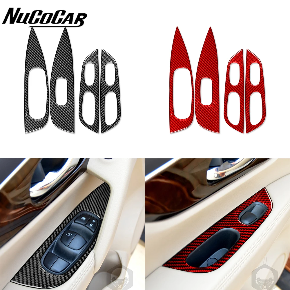 For Nissan X-Trail Rogue T32 2013-2021 Carbon Fiber Window Lift Armrest Panel Cover Car Interior Accessories Decorative Stickers
For Nissan X-Trail Rogue T32 2013-2021 Carbon Fiber Window Lift Armrest Panel Cover Car Interior Accessories Decorative Stickers