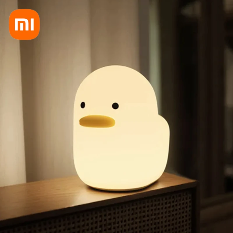 Ночник Xiaomi с силиконовым мягким сенсорным датчиком, светодиодный светильник с питанием от USB для декора комнаты, с изображением животных, уток, креативный мультяшный ночник
Ночник Xiaomi с силиконовым мягким сенсорным датчиком, светодиодный светильник с питанием от USB для декора комнаты, с изображением животных, уток, креативный мультяшный ночник