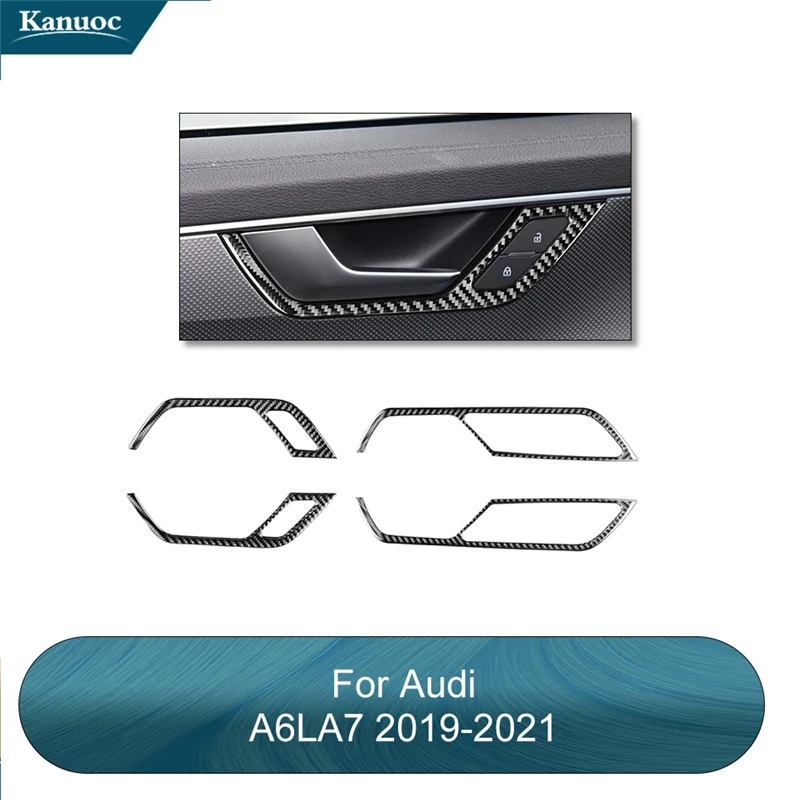Carbon Fiber Inside Door Handle Decorative Stickers For Audi A6L A7 2019 2020 2021 Car Styling Interior Accessories
Carbon Fiber Inside Door Handle Decorative Stickers For Audi A6L A7 2019 2020 2021 Car Styling Interior Accessories