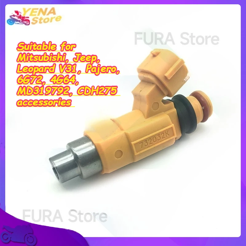 Automobile fuel injector suitable for Mitsubishi, Jeep, Leopard V31, Pajero, 6G72, 4G64, MD319792, CDH275 accessories
Automobile fuel injector suitable for Mitsubishi, Jeep, Leopard V31, Pajero, 6G72, 4G64, MD319792, CDH275 accessories