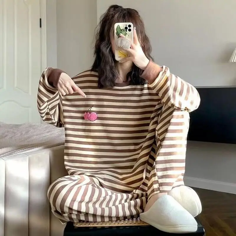 Pajama Set Fashion Homewear Halloween Pajamas Sets Ladies Pyjamas Women Winter Woman Nighties and Lingeries Women's Setup Female
Pajama Set Fashion Homewear Halloween Pajamas Sets Ladies Pyjamas Women Winter Woman Nighties and Lingeries Women's Setup Female