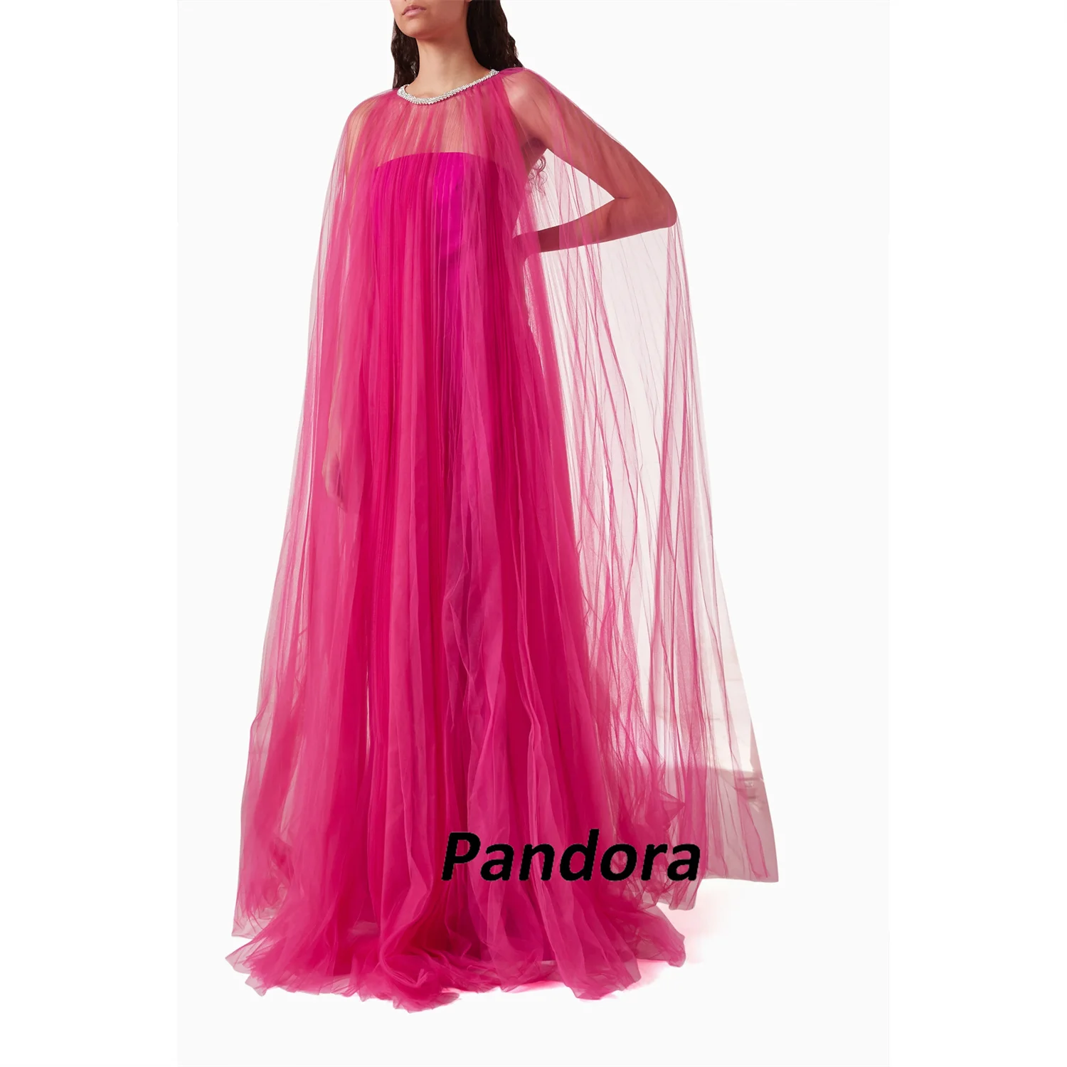 Pandora Pink A-Line O Neck Prom Dress Pleated Floor Length Tulle Evening Summer Elegant Party Dress For Women 2024
Pandora Pink A-Line O Neck Prom Dress Pleated Floor Length Tulle Evening Summer Elegant Party Dress For Women 2024