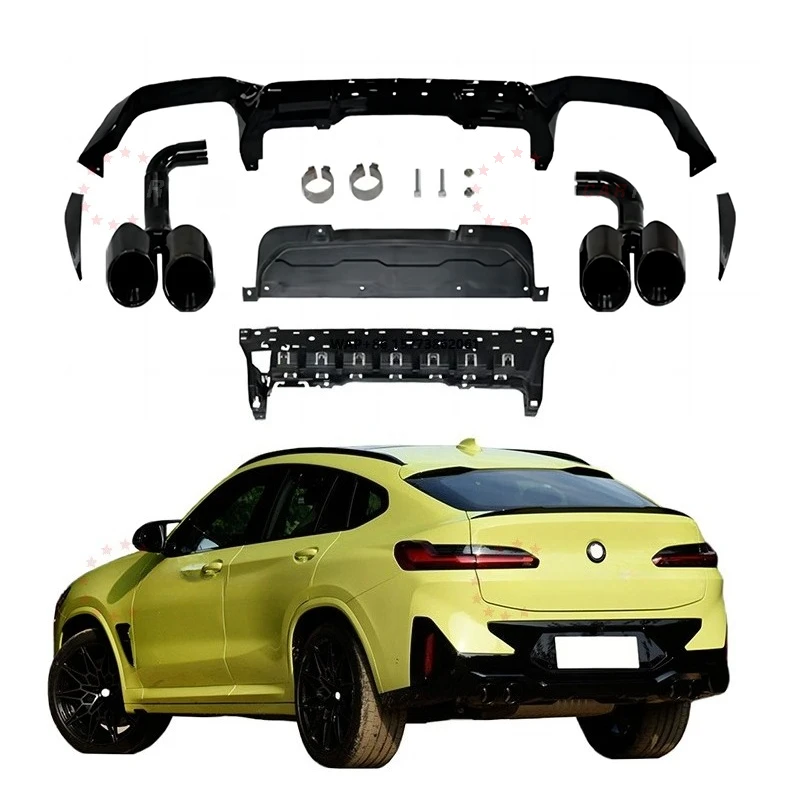 Car Accessories for Bm X4 G02 Lci Upgrade to X4m F98 Lci 2022+ Rear Lip Exhaust Tips with Reflector F98 Rear Diffuser Lip
Car Accessories for Bm X4 G02 Lci Upgrade to X4m F98 Lci 2022+ Rear Lip Exhaust Tips with Reflector F98 Rear Diffuser Lip
