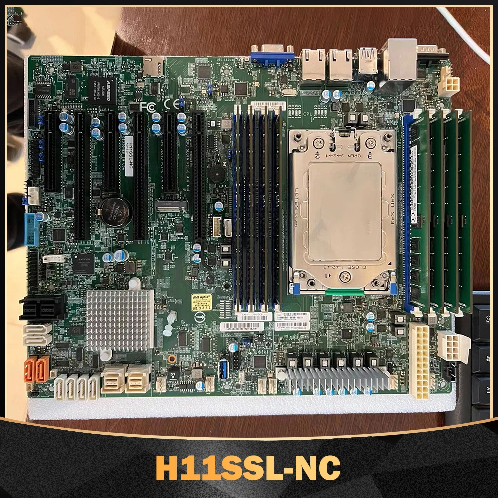 EPYC 7001/7002 Series Processor 8 SATA 3.0 + Broadcom 3008 for 8 SAS3 Ports + 2 NVMe For Supermicro Motherboard H11SSL-NC
EPYC 7001/7002 Series Processor 8 SATA 3.0 + Broadcom 3008 for 8 SAS3 Ports + 2 NVMe For Supermicro Motherboard H11SSL-NC