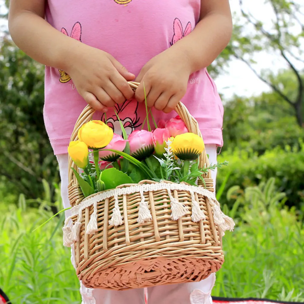 Wicker Storage Basket H woven Cotton Edge Portable Indoor Outdoor Sturdy H ganizer Vintage Picnic Small For Costume
Wicker Storage Basket H woven Cotton Edge Portable Indoor Outdoor Sturdy H ganizer Vintage Picnic Small For Costume