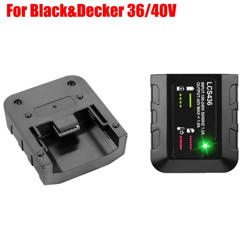 Portable Cordless Power Tools LSW36, LST136 Battery Chargers 40V Lithium Battery Charger for Black&Decker 36/40V Lithium Battery
Portable Cordless Power Tools LSW36, LST136 Battery Chargers 40V Lithium Battery Charger for Black&Decker 36/40V Lithium Battery