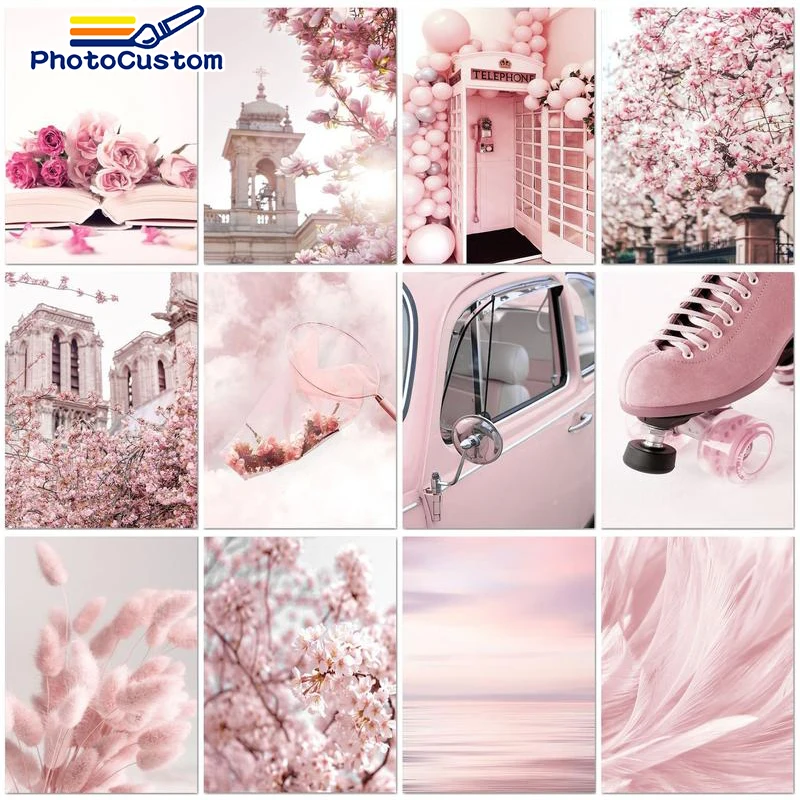 PhotoCustom Coloring By Numbers Pink Landscape Painting Oil Paints Pictures By Numbers Wall Art Picture Crafts For Home Decor Gi
PhotoCustom Coloring By Numbers Pink Landscape Painting Oil Paints Pictures By Numbers Wall Art Picture Crafts For Home Decor Gi
