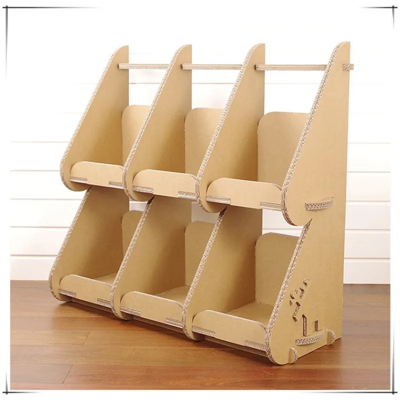 Kindergarten children's paper toy store commissary bookshelf
Kindergarten children's paper toy store commissary bookshelf