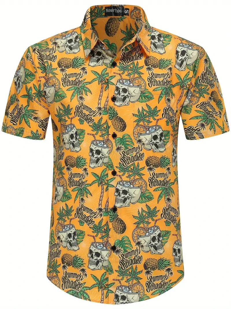 Men's Casual Shirt Hawaiian Shirt Men Summer 3d Print Casual Short Sleeved Shirt For Men Clothing Breathable Shirts
Men's Casual Shirt Hawaiian Shirt Men Summer 3d Print Casual Short Sleeved Shirt For Men Clothing Breathable Shirts