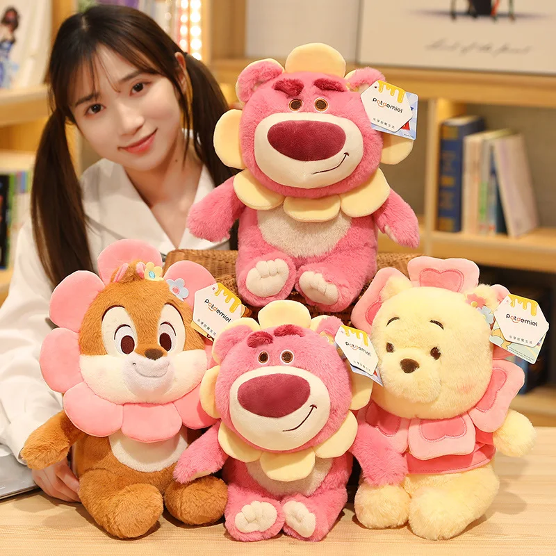 27 см подлинный Disney Kawaii плюшевый лотсо Винни Пух клубничный медведь ароматическая кукла подарок на день рождения цветок фея Саше плюшевая игрушка
27 см подлинный Disney Kawaii плюшевый лотсо Винни Пух клубничный медведь ароматическая кукла подарок на день рождения цветок фея Саше плюшевая игрушка