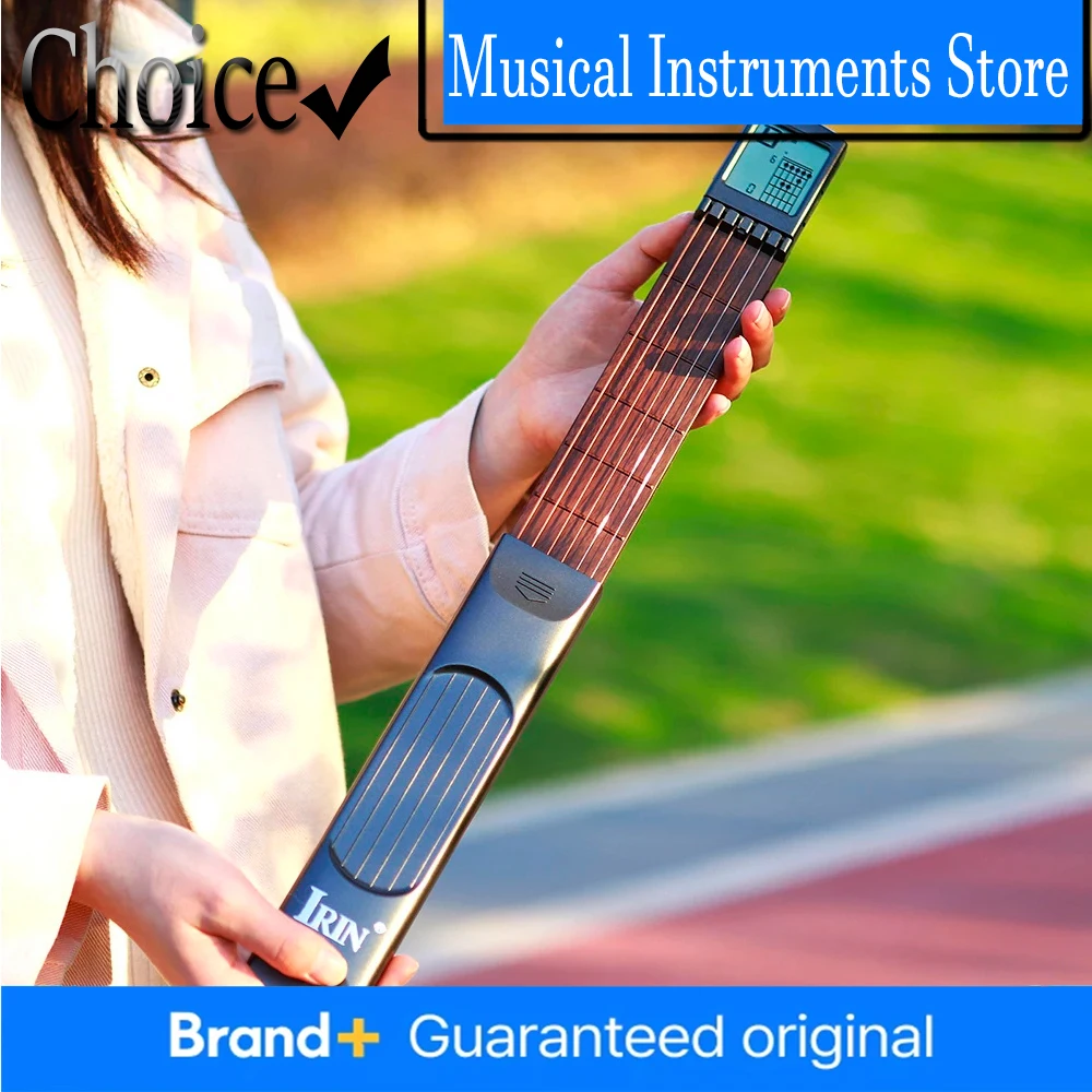 IRIN 6-String Guitar Portable Chord Trainer 6-Fret Guitar Finger Trainer With screen display Beginner Tool&Progressives Training
IRIN 6-String Guitar Portable Chord Trainer 6-Fret Guitar Finger Trainer With screen display Beginner Tool&Progressives Training