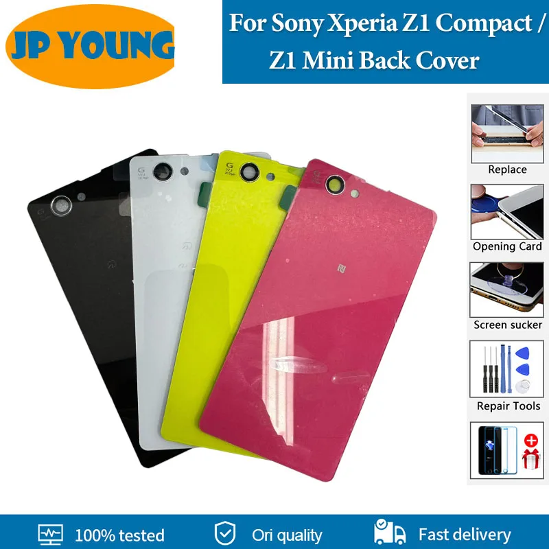 Оригинальная задняя крышка для Sony Xperia Z1 Compact, задняя крышка батарейного отсека, чехол для Sony Xperia Z1 Mini, замена крышки батарейного отсека
Оригинальная задняя крышка для Sony Xperia Z1 Compact, задняя крышка батарейного отсека, чехол для Sony Xperia Z1 Mini, замена крышки батарейного отсека