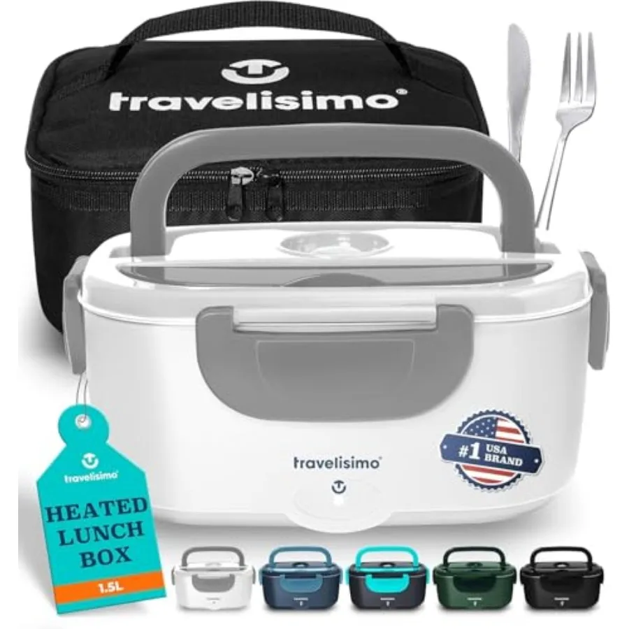 Electric Lunch Box for Adults 100W Heated Lunch Box For Men 1.5L Stainless Steel Portable Food Warmer 12/24/110V for Travel and
Electric Lunch Box for Adults 100W Heated Lunch Box For Men 1.5L Stainless Steel Portable Food Warmer 12/24/110V for Travel and