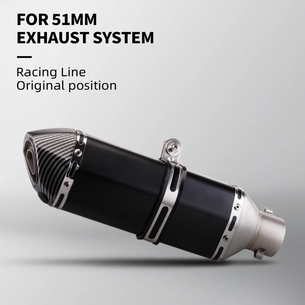 38-51mm Full Exhaust System Muffler Tailpipe Rear Pipe Universal Pipe with DB Killer 300mm 370mm 470mm
38-51mm Full Exhaust System Muffler Tailpipe Rear Pipe Universal Pipe with DB Killer 300mm 370mm 470mm