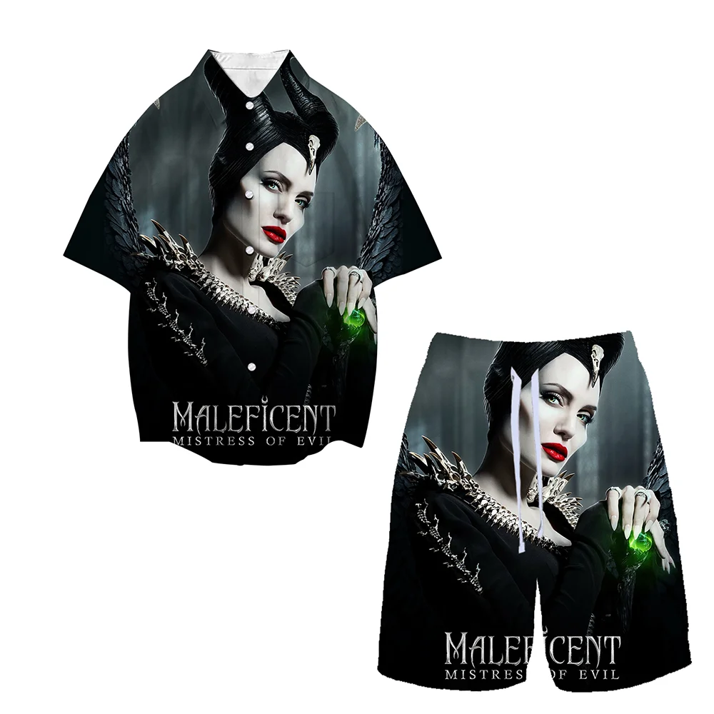 Disney Maleficent Casual Loose Shirt Tops Boys Girls Kids Short Pants Suits Men Women Lapel Short Sleeve Shirts Sets
Disney Maleficent Casual Loose Shirt Tops Boys Girls Kids Short Pants Suits Men Women Lapel Short Sleeve Shirts Sets