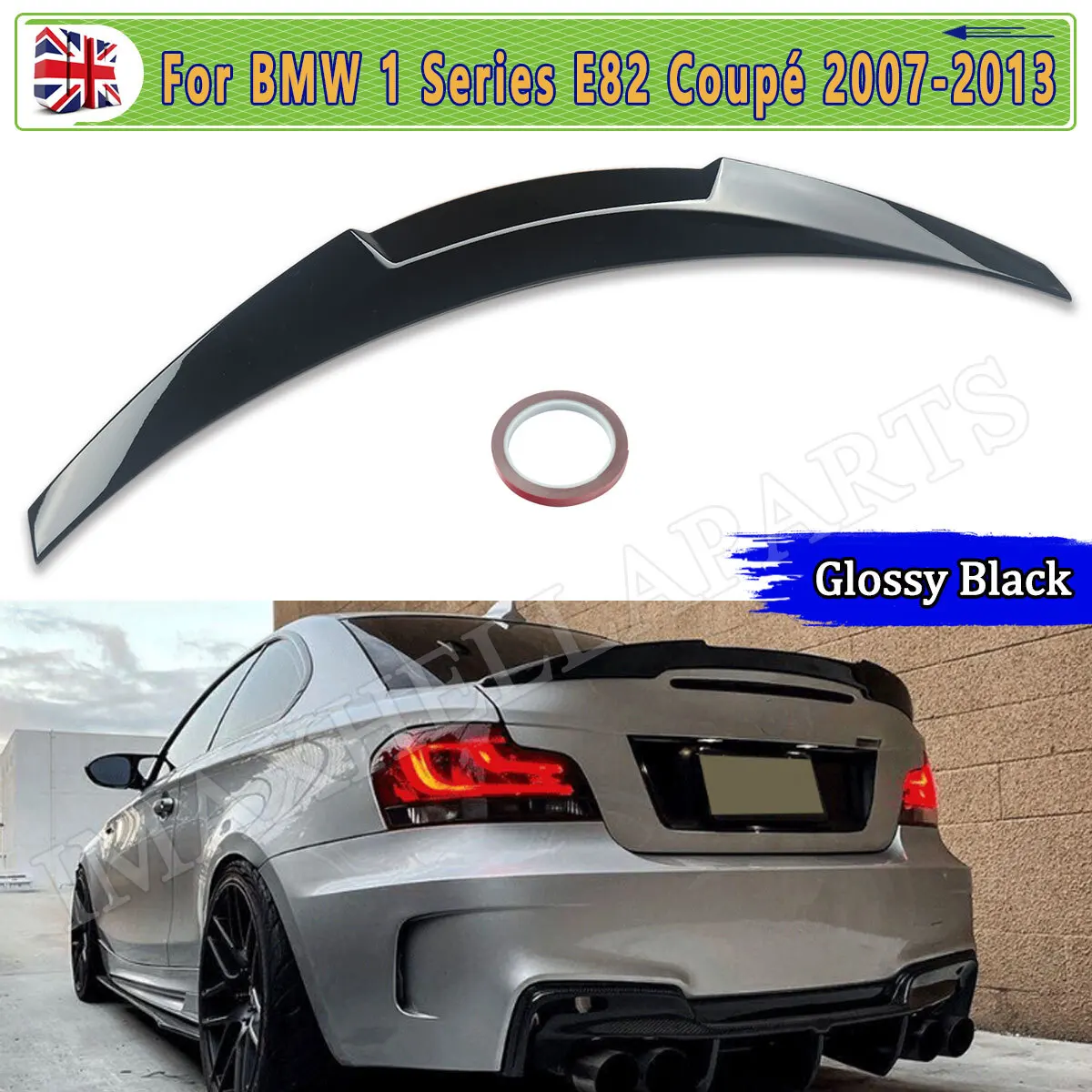 FOR BMW 1 SERIES E82 REAR TRUNK BOOT SPOILER 120i 135i 118d 120d Coupe 2007-2013 GLOSS BLACK M4 STYLE Tail Spoilers Wings Lip
FOR BMW 1 SERIES E82 REAR TRUNK BOOT SPOILER 120i 135i 118d 120d Coupe 2007-2013 GLOSS BLACK M4 STYLE Tail Spoilers Wings Lip
