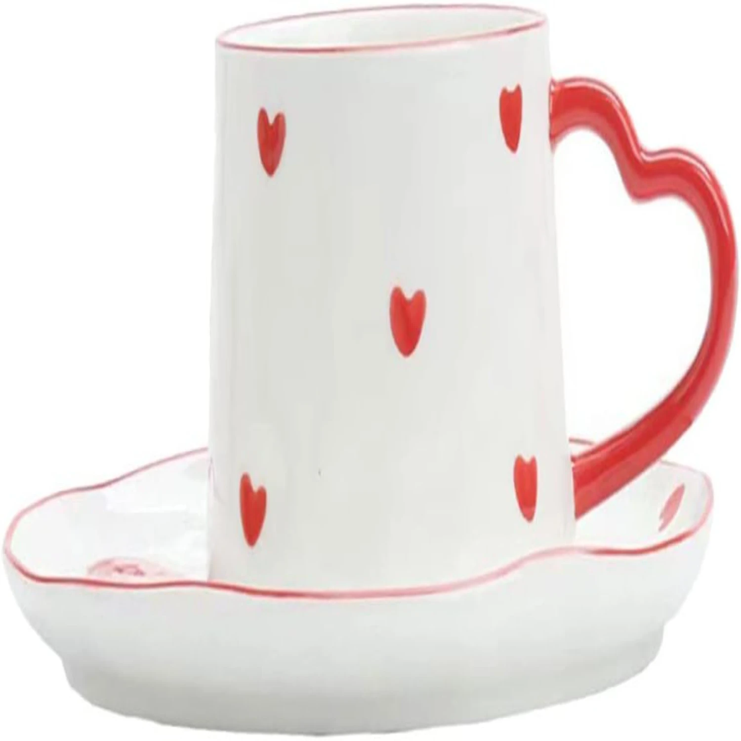 Elegant, Royal, and Stylish Porcelain Tea Cup and Saucer Set with High Capacity - Ideal Valentines Day Gift for Tea Enthusiasts
Elegant, Royal, and Stylish Porcelain Tea Cup and Saucer Set with High Capacity - Ideal Valentines Day Gift for Tea Enthusiasts