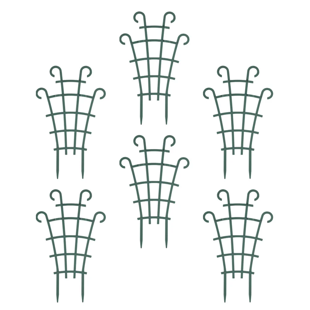 6 Pcs Plant Climbing Bracket Flower Stand Stands Plants Holder Rose Pergola Reusable Support Trellises Plastic Frame Windy Day
6 Pcs Plant Climbing Bracket Flower Stand Stands Plants Holder Rose Pergola Reusable Support Trellises Plastic Frame Windy Day