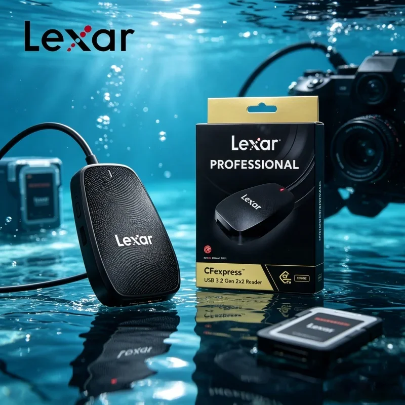 Lexar 550U Plug and Play CFexpress Type B Card Reader 20Gbps USB 3.2 Gen 2x2 Type C 8K RAW Professional Reader for Camera
Lexar 550U Plug and Play CFexpress Type B Card Reader 20Gbps USB 3.2 Gen 2x2 Type C 8K RAW Professional Reader for Camera