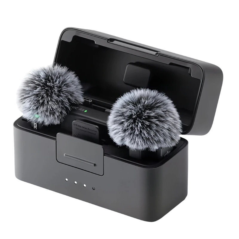 AI Noise Canceling Lapel Microphone With Reverbs And Mute Function For Video Recording And Live Streaming 896C
AI Noise Canceling Lapel Microphone With Reverbs And Mute Function For Video Recording And Live Streaming 896C