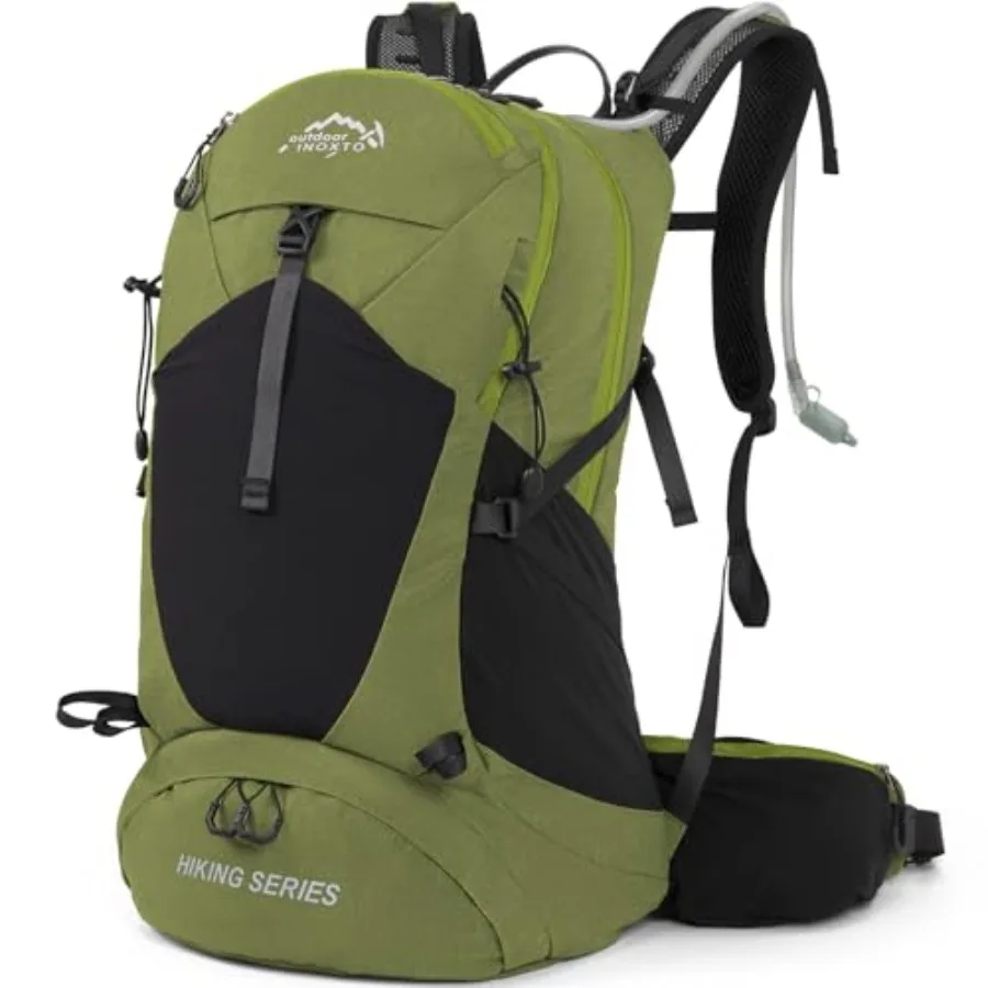Hiking Backpack 26L/40L Waterproof Hiking Daypack with 3L Water Bladder and Rain Cover Lightweight Travel Camping Backpack for
Hiking Backpack 26L/40L Waterproof Hiking Daypack with 3L Water Bladder and Rain Cover Lightweight Travel Camping Backpack for