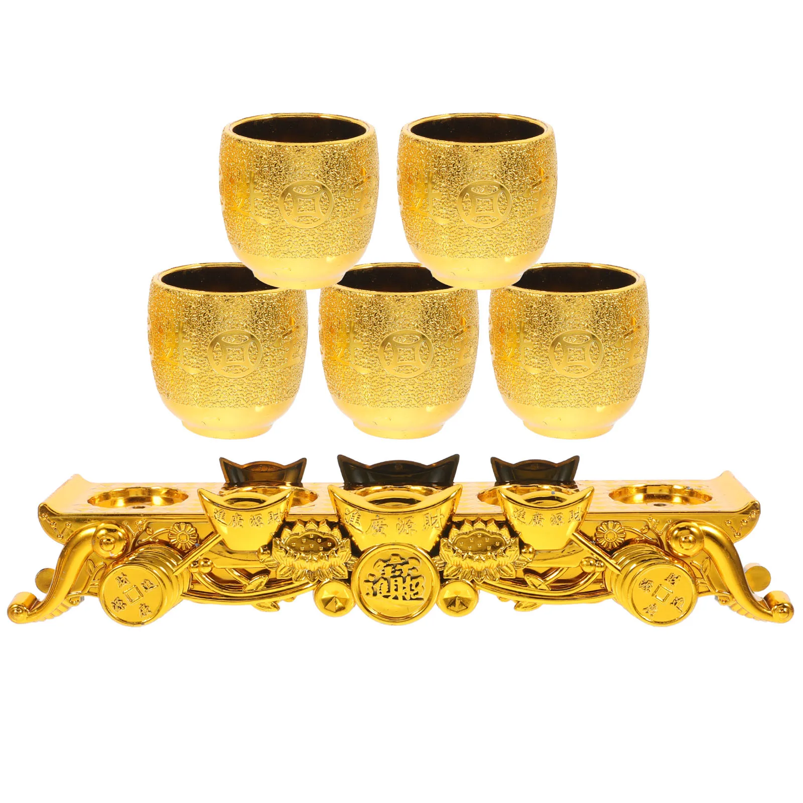 1 set Offering Cup Set Plastic Worship Equipment Blessing Cups Temple Use Chalice Decorative
1 set Offering Cup Set Plastic Worship Equipment Blessing Cups Temple Use Chalice Decorative