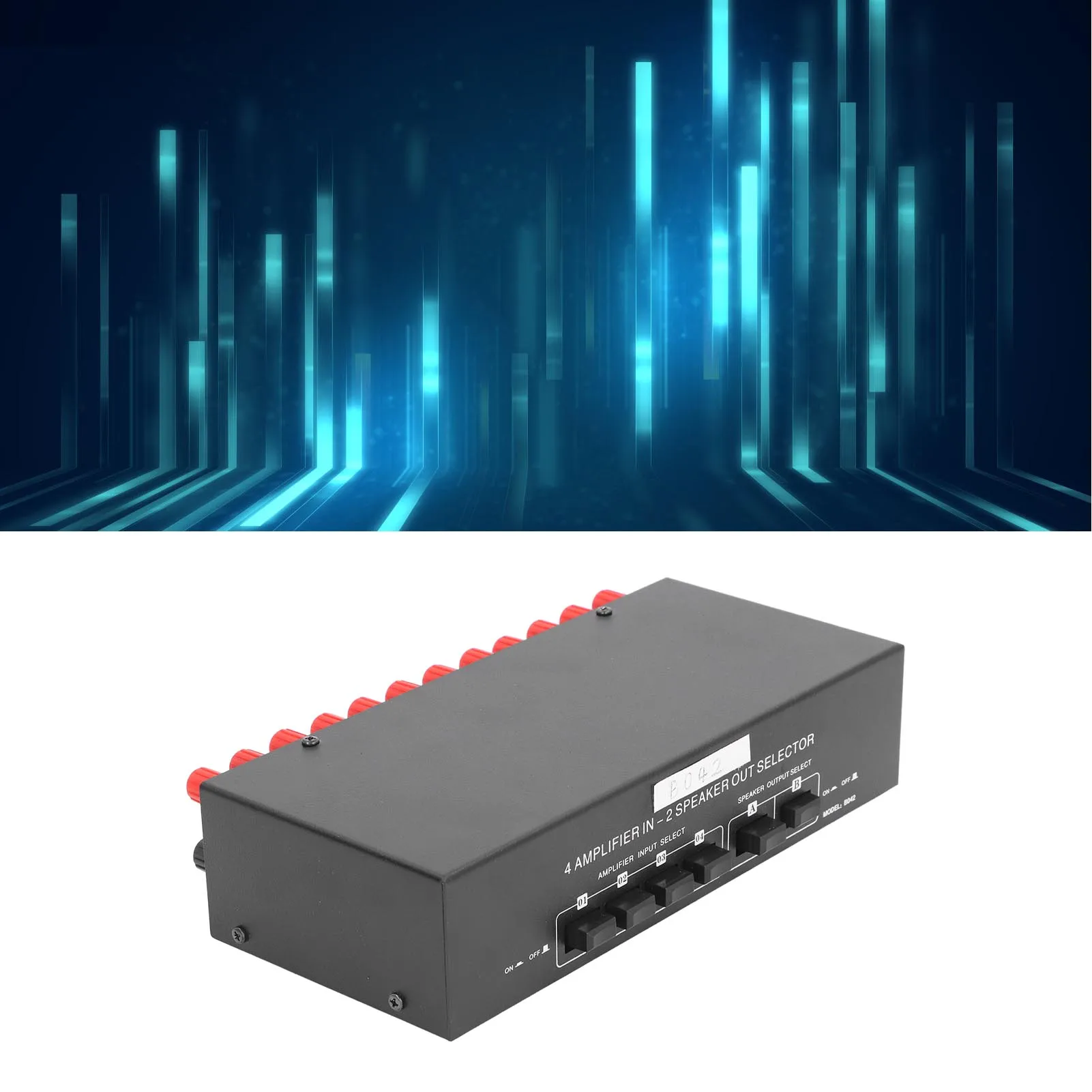 Audio Selector Music Accessory Passive Selector 4 Amplifier In 2 Speaker Out Audio Selector Box for Music Playing
Audio Selector Music Accessory Passive Selector 4 Amplifier In 2 Speaker Out Audio Selector Box for Music Playing