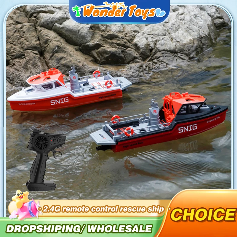 Brushless Rc Boat Rescue Boats Model 50M Long Range Wireless 2.4G Remote Control Ship 8Km/h Radio Control Speedoat Electric Toys
Brushless Rc Boat Rescue Boats Model 50M Long Range Wireless 2.4G Remote Control Ship 8Km/h Radio Control Speedoat Electric Toys