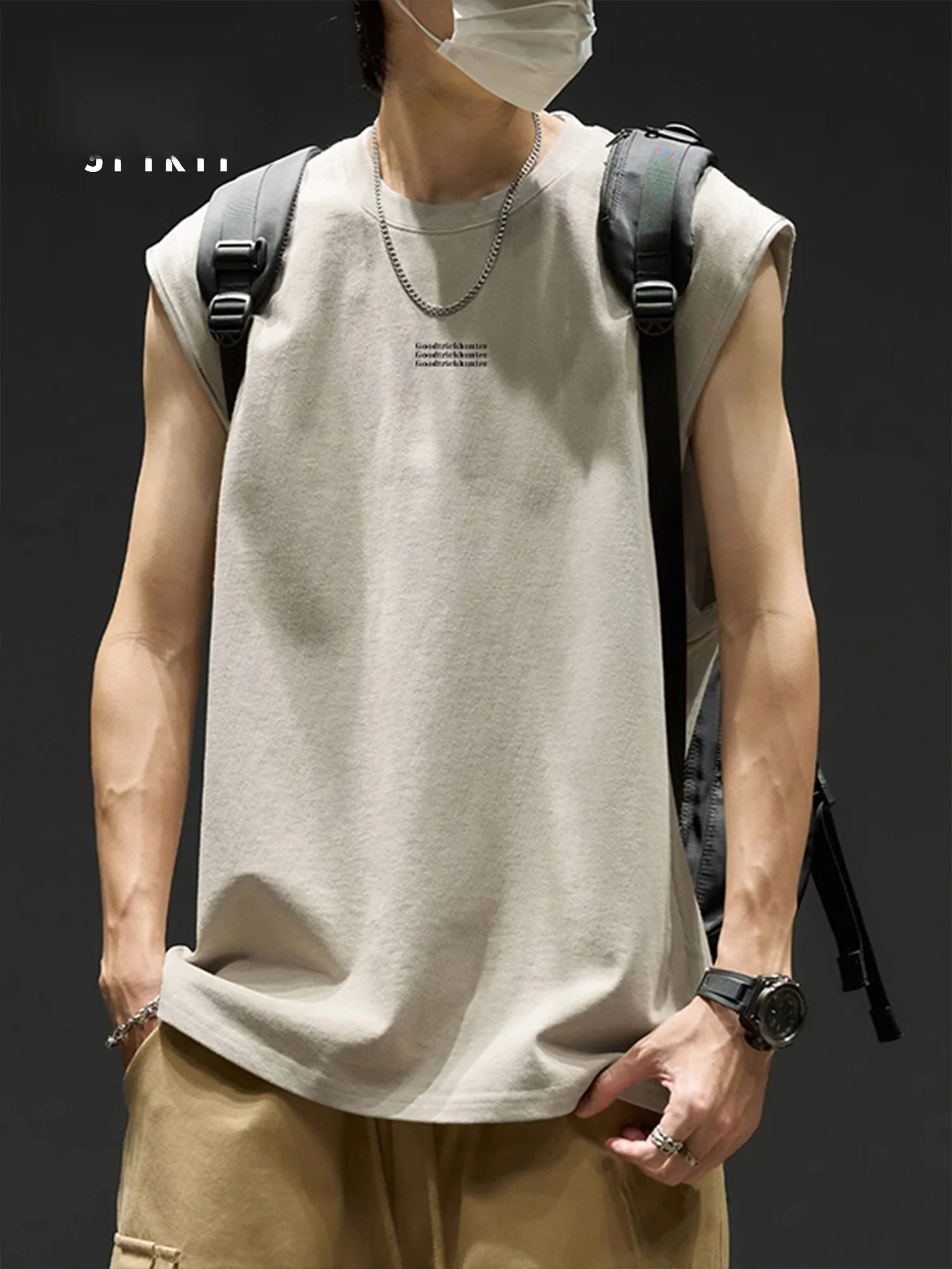 American Sle Loose Fit Cotton Svel Fitn T-irt Youth Summer Breathable Absorbent round Ne Sweat Vest
American Sle Loose Fit Cotton Svel Fitn T-irt Youth Summer Breathable Absorbent round Ne Sweat Vest