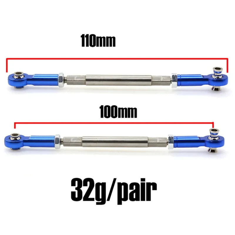 2 Pcs RC Cars For Traxxas 1/7 Unlimited Desert Racer Stainless Steel Adjustable UDR Front Steering Rod Link Accessories 8547
2 Pcs RC Cars For Traxxas 1/7 Unlimited Desert Racer Stainless Steel Adjustable UDR Front Steering Rod Link Accessories 8547