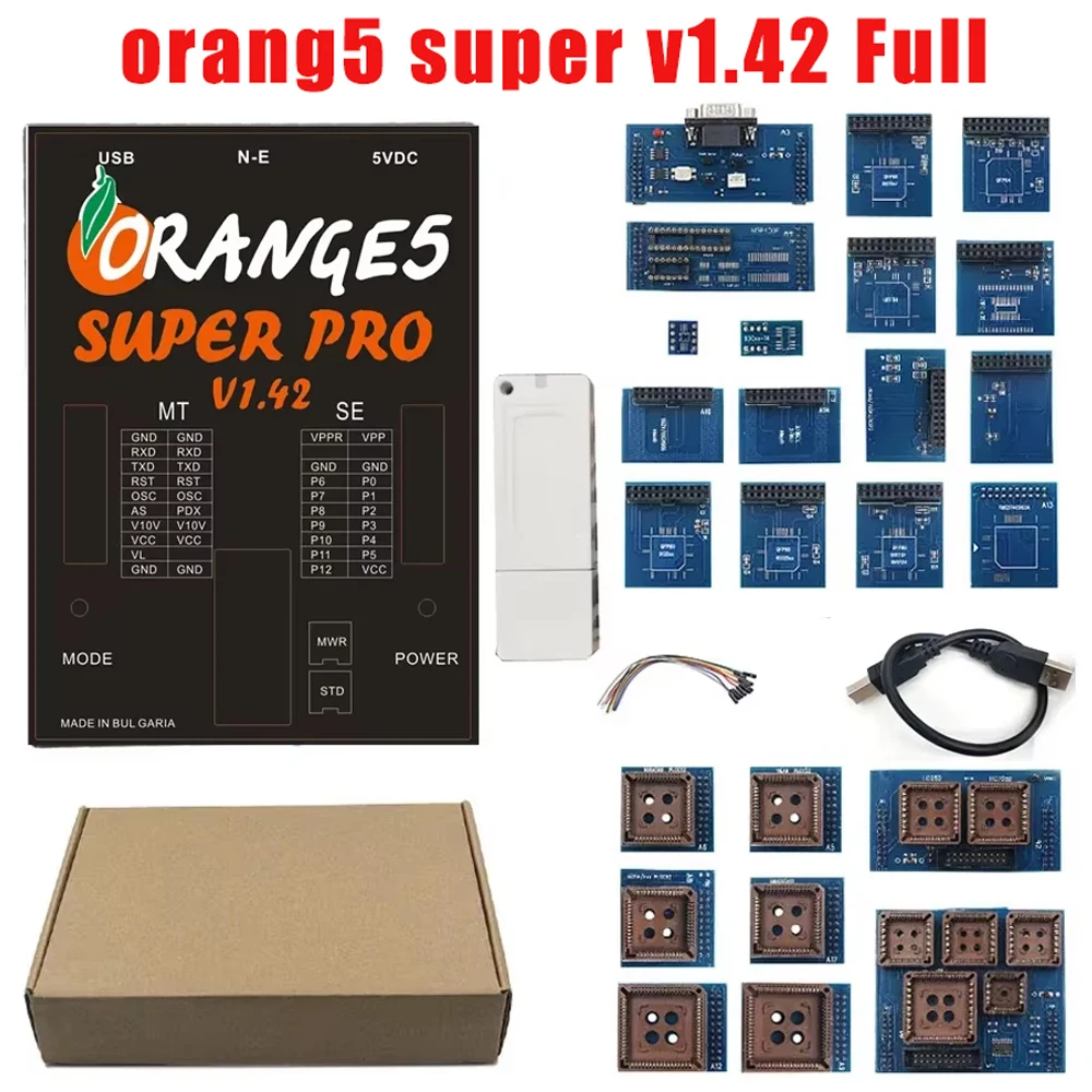 Новый программатор Orange5 V1.42, полная активация, оранжевый 5 Super Prog, ключ 1,422, устройство программирования ЭБУ, активация полной авторизации
Новый программатор Orange5 V1.42, полная активация, оранжевый 5 Super Prog, ключ 1,422, устройство программирования ЭБУ, активация полной авторизации