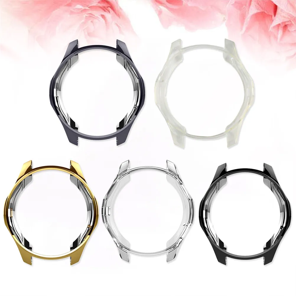 5Pcs Gear S4 Watch Case Protective Cover Soft Shell Full Front Shockproof Anti-Scratch Smart Watch Frame Protective Frame Cover
5Pcs Gear S4 Watch Case Protective Cover Soft Shell Full Front Shockproof Anti-Scratch Smart Watch Frame Protective Frame Cover
