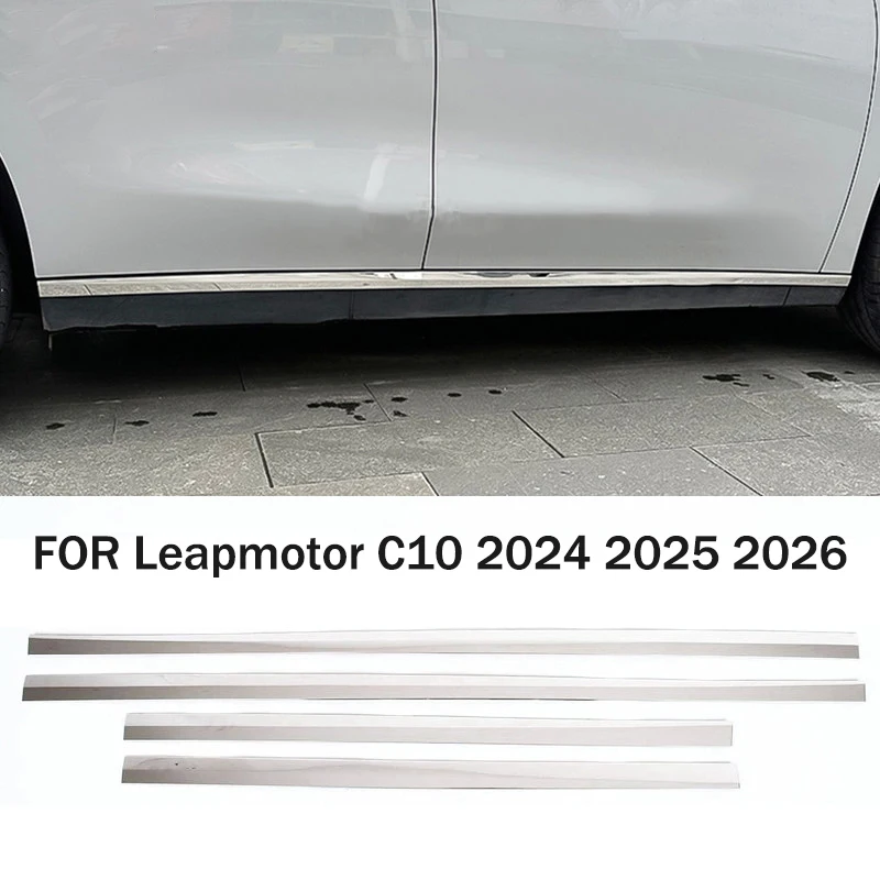Car accessories FIT FOR Leapmotor C10 2024 2025 2026 Stainless steel Body Kit Side Door Car Body Molding Cover Trim 4PCS
Car accessories FIT FOR Leapmotor C10 2024 2025 2026 Stainless steel Body Kit Side Door Car Body Molding Cover Trim 4PCS