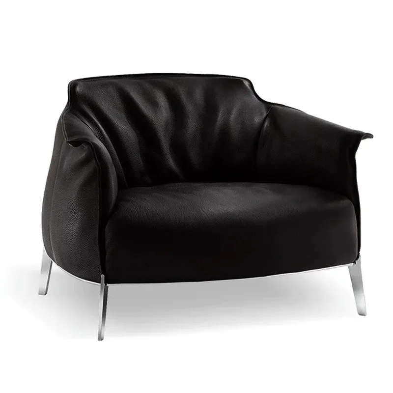 Leather chair living room high-end light luxury single sofa chair leather leisure chair
Leather chair living room high-end light luxury single sofa chair leather leisure chair