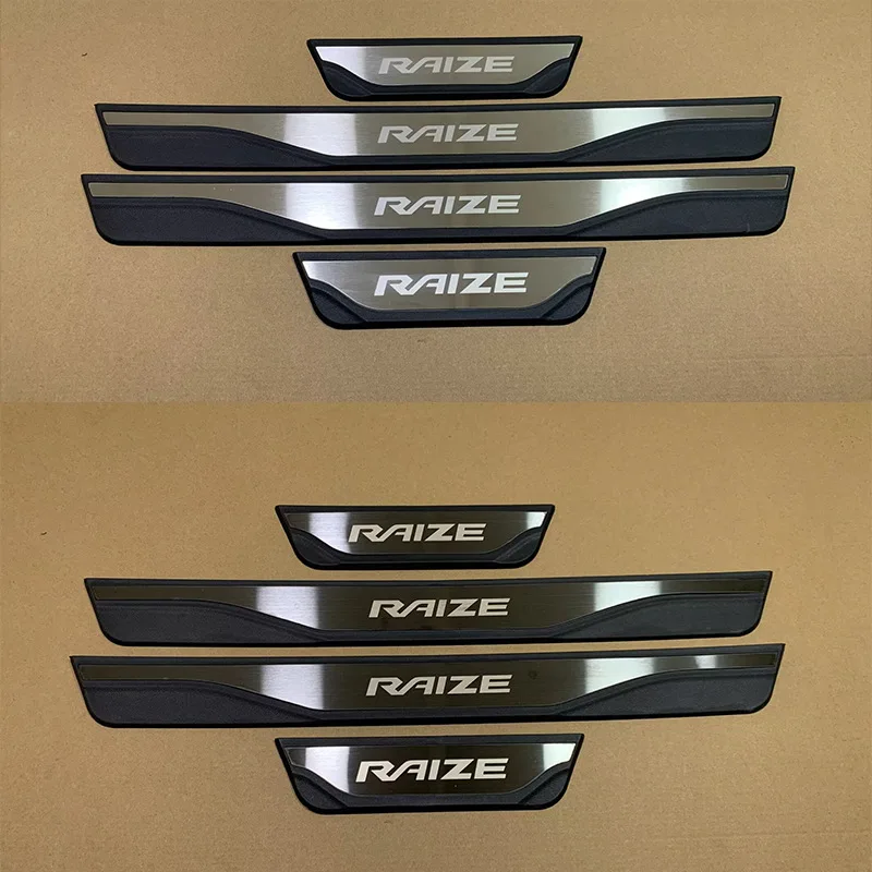 For Raize Car Styling Car Door Scuff Plate Trim Pedal Thresold Kick Pad Protector Stainless Steel Plastic Sticker Accessories
For Raize Car Styling Car Door Scuff Plate Trim Pedal Thresold Kick Pad Protector Stainless Steel Plastic Sticker Accessories