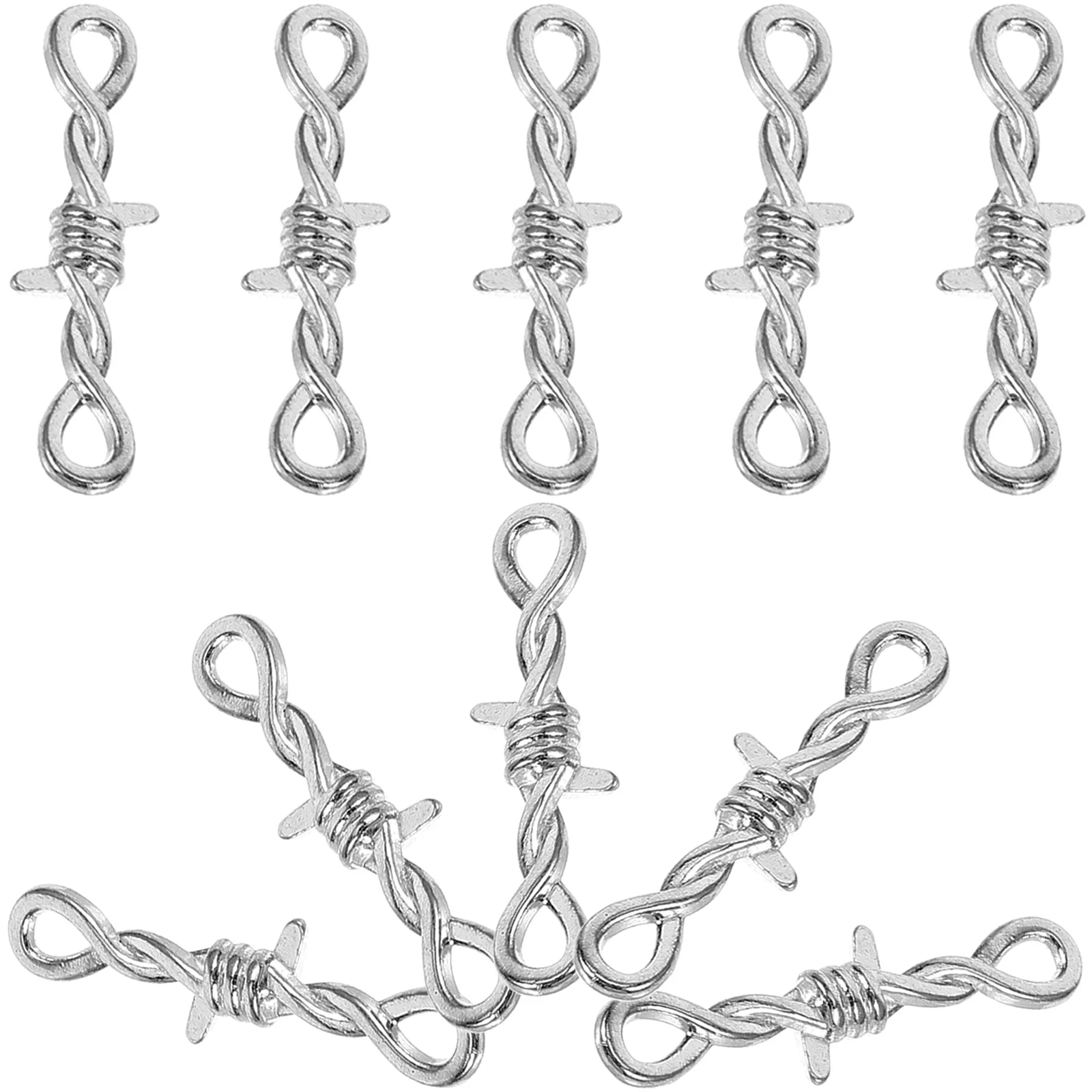 10pcs Alloy Jewelry Accessories Twist Rope Connector Clasps Metal Necklace Diy Clasps Bracelet Connectors Jewelry Buckles
10pcs Alloy Jewelry Accessories Twist Rope Connector Clasps Metal Necklace Diy Clasps Bracelet Connectors Jewelry Buckles
