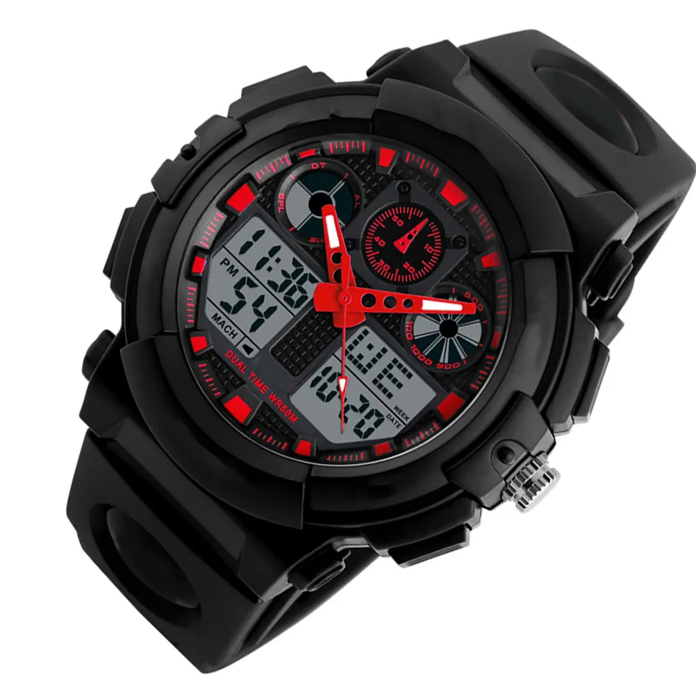 Waterproof Digital Watches for Men Military Analog Digital Sports Watch LED Backlight Dual Time Chronograph Alarm Date Week
Waterproof Digital Watches for Men Military Analog Digital Sports Watch LED Backlight Dual Time Chronograph Alarm Date Week
