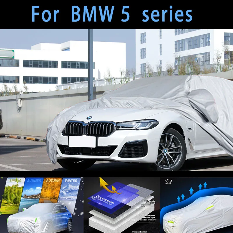 For BMW 5 series Outdoor Protection Full Car Covers Snow Cover Sunshade Waterproof Dustproof Exterior Car cover protection
For BMW 5 series Outdoor Protection Full Car Covers Snow Cover Sunshade Waterproof Dustproof Exterior Car cover protection