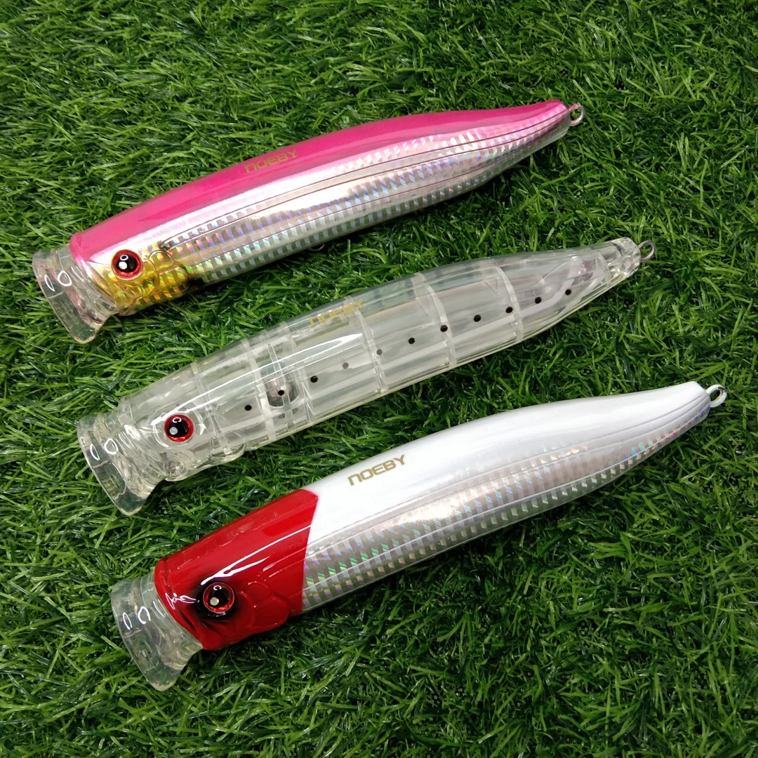 Noeby 1pc 175mm 73g Heavy Popper Lure Topwater Floating Hard Bait 3D Eyes Long Cast for GT Tuna Mackerel
Noeby 1pc 175mm 73g Heavy Popper Lure Topwater Floating Hard Bait 3D Eyes Long Cast for GT Tuna Mackerel
