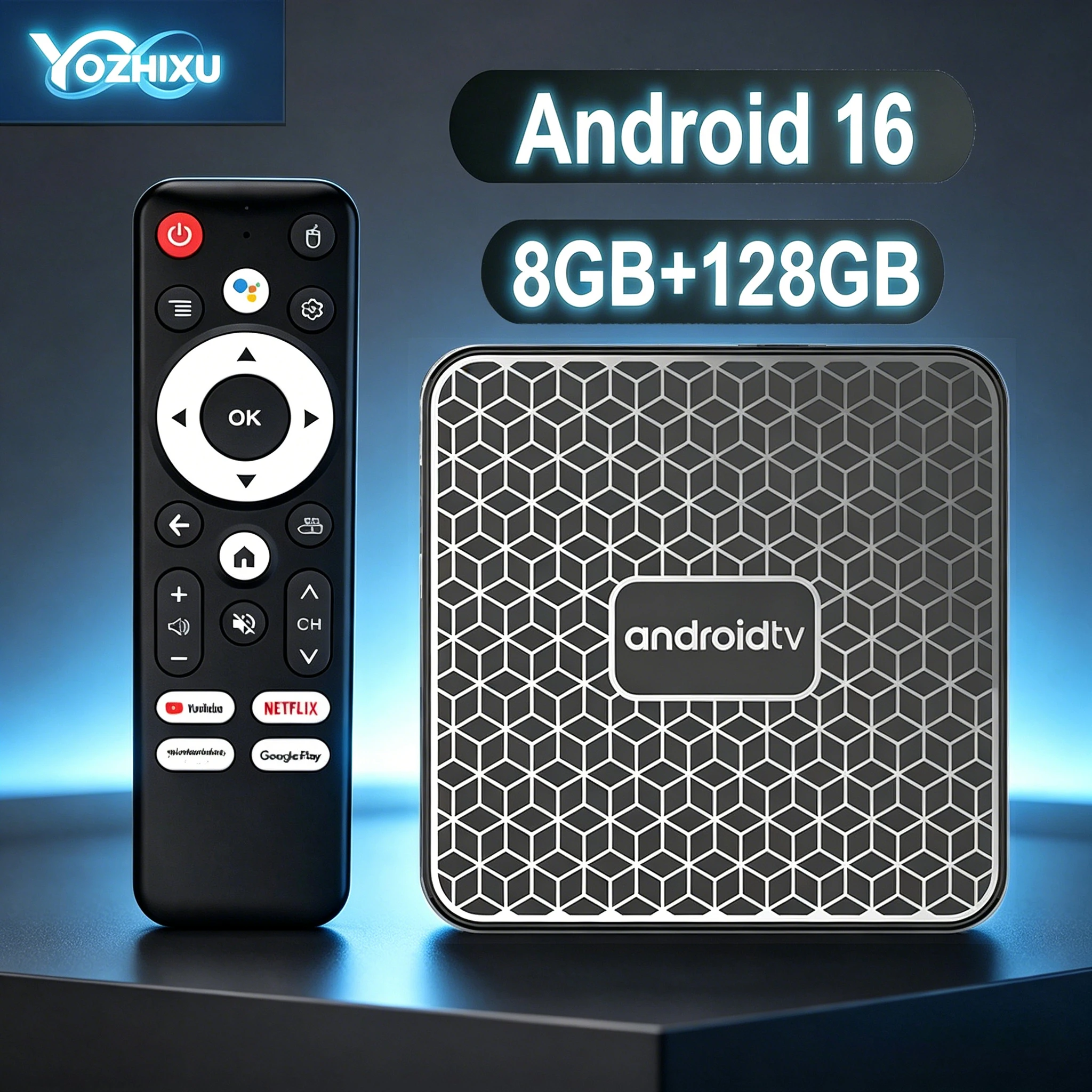 Android 16 Smart TV Box T8S RK3518 128GB Support Google Voice Assistant Netflix Media Player 5G Dual WiFi 6 BT5.4 4K 8K HDR10+
Android 16 Smart TV Box T8S RK3518 128GB Support Google Voice Assistant Netflix Media Player 5G Dual WiFi 6 BT5.4 4K 8K HDR10+