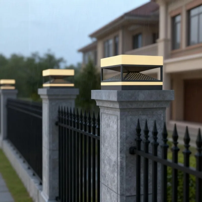 Wall lamp Modern simple solar stigma lamp Villa gate pillar Outdoor garden Waterproof garden lamp
Wall lamp Modern simple solar stigma lamp Villa gate pillar Outdoor garden Waterproof garden lamp
