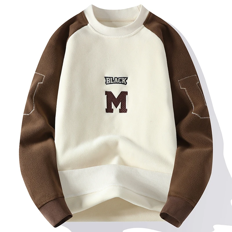 Men's Hoodie Sweatirt Thiened Fce Lined Loose Fit Long Sve round Ne American Sle Base irt Youth Faionable
Men's Hoodie Sweatirt Thiened Fce Lined Loose Fit Long Sve round Ne American Sle Base irt Youth Faionable
