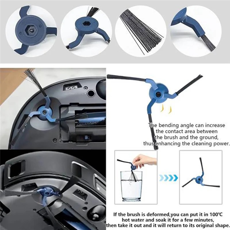 B26B, совместимая с Eufy X10 Pro Omni, сменная основная боковая щетка, HEPA-фильтр, подушечки для швабры, мешки для пыли, запасные части, аксессуары
B26B, совместимая с Eufy X10 Pro Omni, сменная основная боковая щетка, HEPA-фильтр, подушечки для швабры, мешки для пыли, запасные части, аксессуары