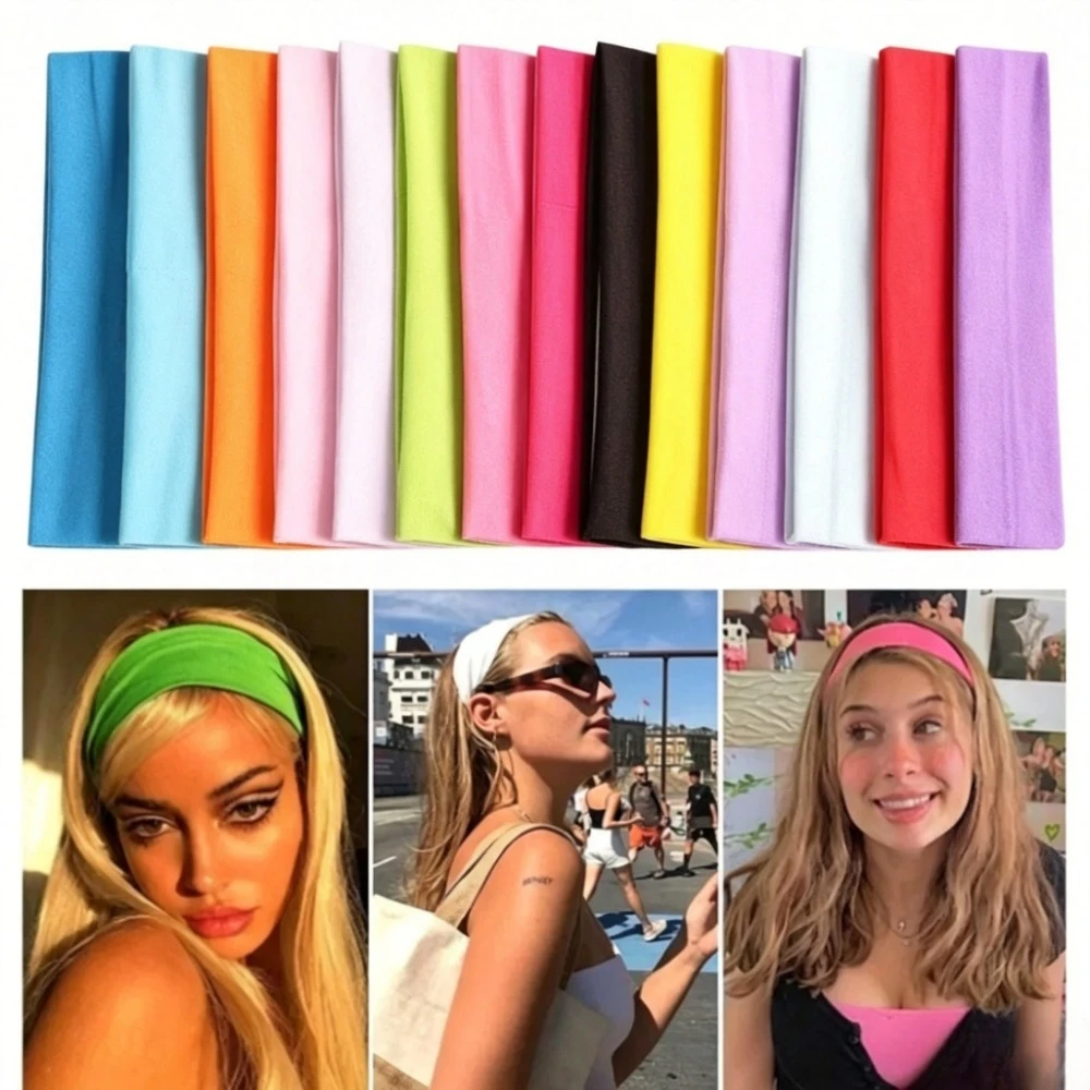 Women Solid Color Knitted Hair Bands Elastic Sports Headbands Yoga Running Fitness Daily Makeup Hair Accessories
Women Solid Color Knitted Hair Bands Elastic Sports Headbands Yoga Running Fitness Daily Makeup Hair Accessories
