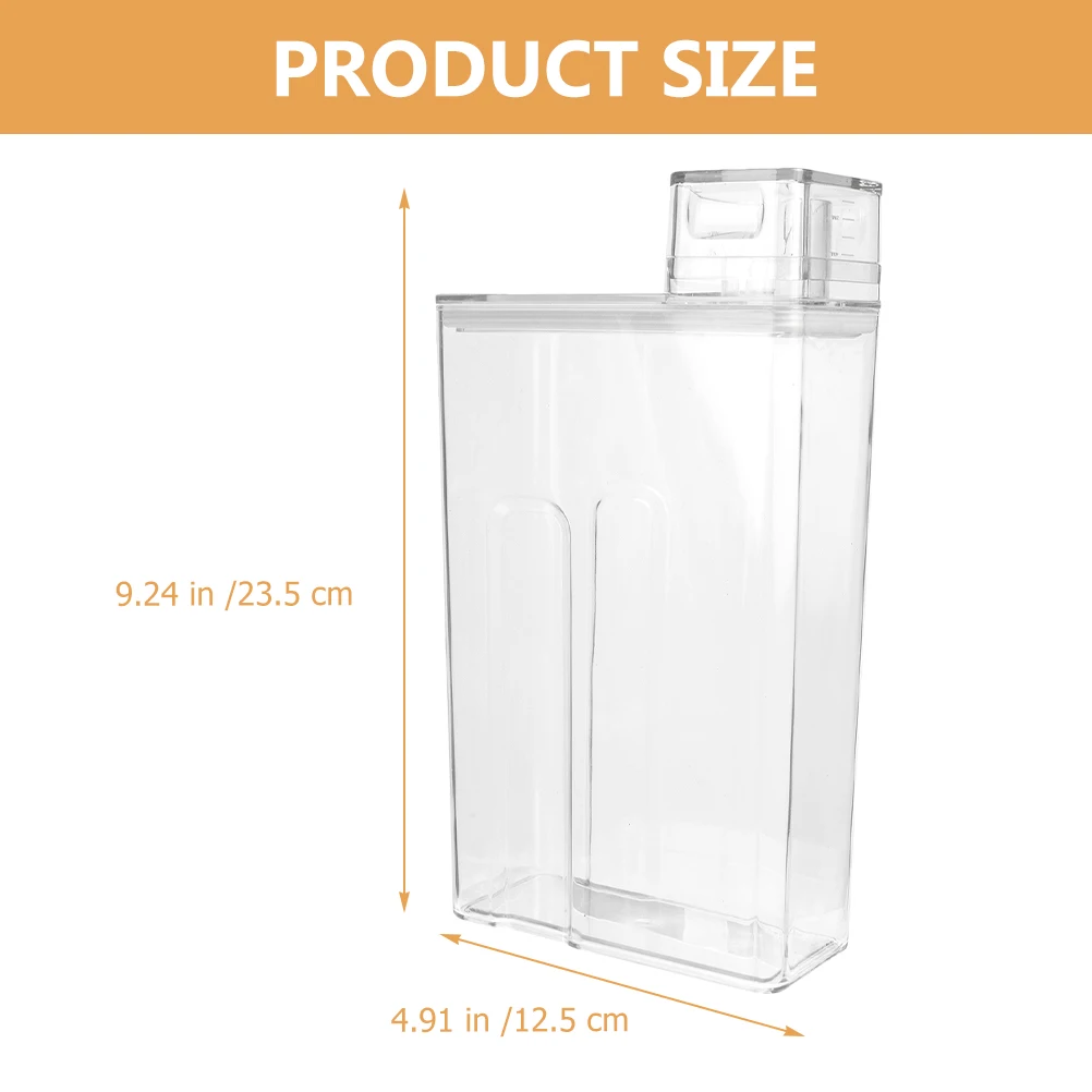 2pcs Laundry Detergent Storage Box Transparent Sub Bottle Refillable Liquid Powder Container Multipurpose Leakproof Bucket With
2pcs Laundry Detergent Storage Box Transparent Sub Bottle Refillable Liquid Powder Container Multipurpose Leakproof Bucket With