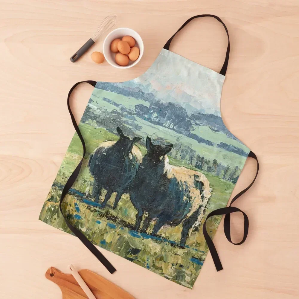 View from Poole House' in acrylics Apron Beauty Things For The Home Professional Barber women's kitchens Apron 
View from Poole House' in acrylics Apron Beauty Things For The Home Professional Barber women's kitchens Apron