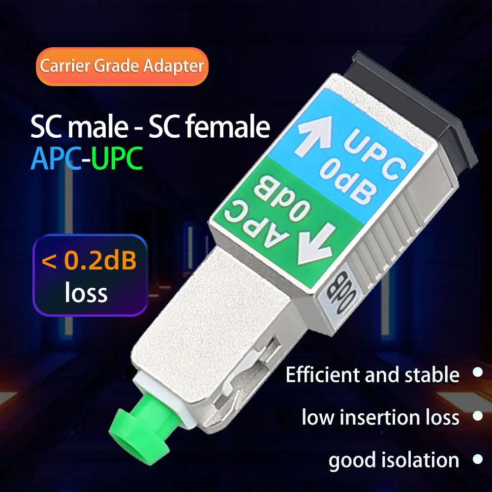 5PCS Fiber optic converter SC-SC adapter optical cable interface connection APC to UPC coupler SC male to female adapter
5PCS Fiber optic converter SC-SC adapter optical cable interface connection APC to UPC coupler SC male to female adapter