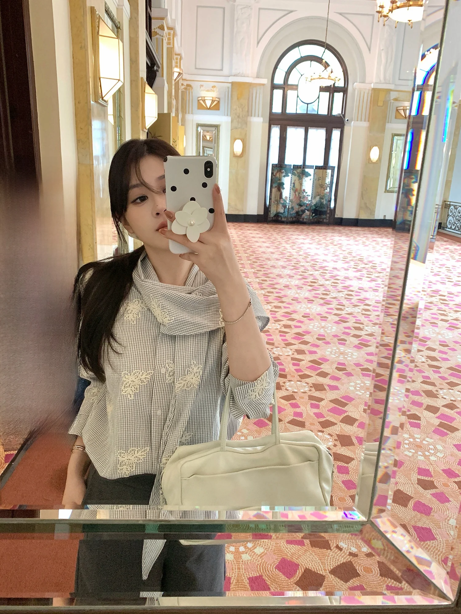AHY Ne Hanging Long Sve Striped Embroidered Design Women's irt Comfortable Breathable Polyester Loose Fit Commute Sle
AHY Ne Hanging Long Sve Striped Embroidered Design Women's irt Comfortable Breathable Polyester Loose Fit Commute Sle